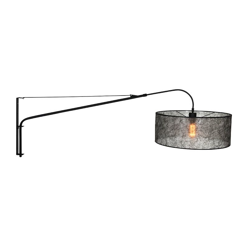 Foto van Steinhauer wandlamp elegant classy 9320 zwart kap zwart sizoflor