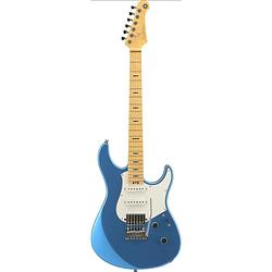 Foto van Yamaha pacp12m pacifica professional sparkle blue elektrische gitaar met hardshell koffer