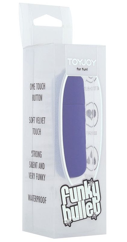 Foto van Toyjoy vibrator funky bullet violet