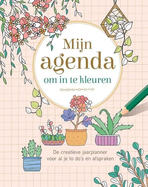 Foto van Mijn agenda om in te kleuren - znu - hardcover (9789044765489)