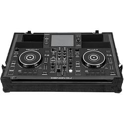 Foto van Udg u91080bl ultimate flight case black plus voor denon dj sc live 2 (met wielen)