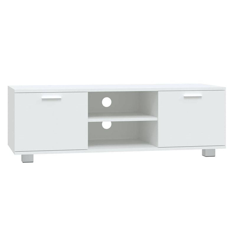 Foto van The living store tv-meubel - modern - meubel - 120x40.5x35 cm - wit