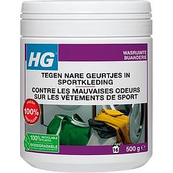 Foto van Hg textiel wasmiddeltoevoeging tegen nare geurtjes in sportkleding 500g bij jumbo