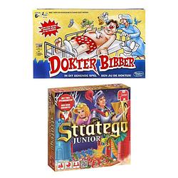 Foto van Spellenbundel - 2 stuks - dokter bibber & stratego junior