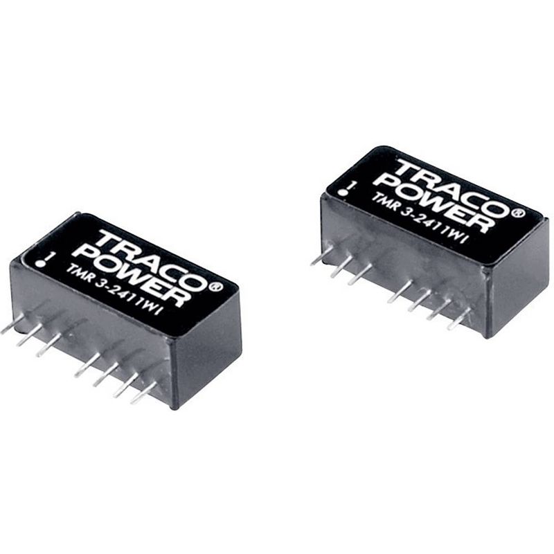 Foto van Tracopower tmr 3-2411wi dc/dc-converter, print 24 v/dc 5 v/dc 600 ma 3 w aantal uitgangen: 1 x