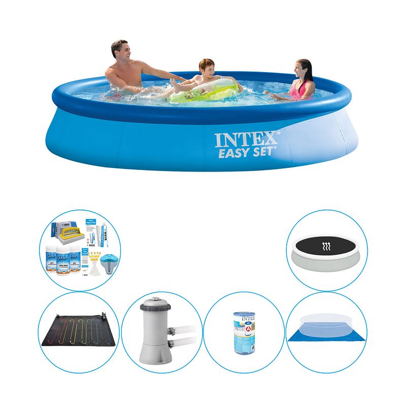 Foto van Intex easy set rond 366x76 cm - slimme zwembad deal