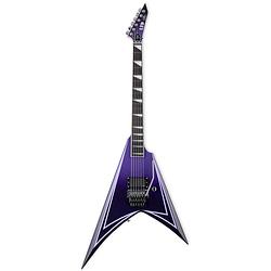 Foto van Esp ltd alexi laiho signature hexed purple fade with pinstripes elektrische gitaar met koffer