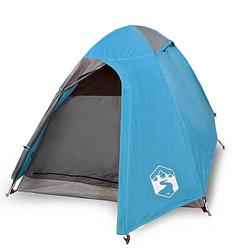 Foto van Vidaxl tent 2-persoons 254x135x112 cm 185t taft blauw