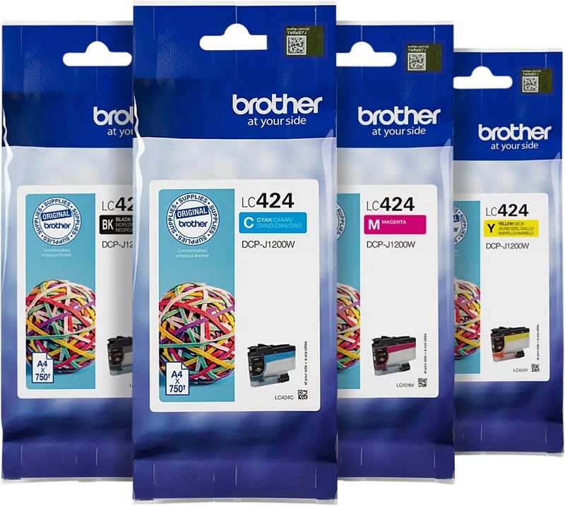 Foto van Brother lc-424 cartridge combo pack