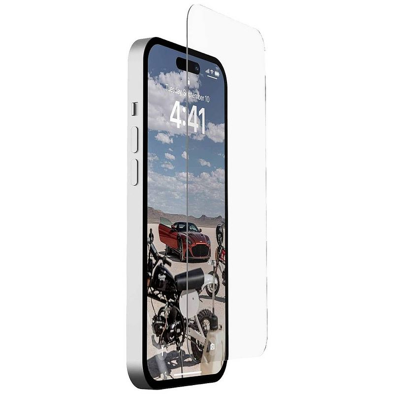 Foto van Urban armor gear plus glas screenprotector (glas) geschikt voor: iphone 14 pro 1 stuk(s)