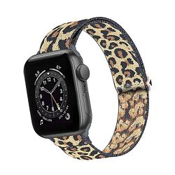 Foto van Basey apple watch se (44mm) apple watch se (44mm)- panter geel