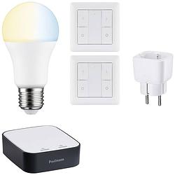 Foto van 5174 smik gateway + switch + plug + agl paulmann home pakket smart home system