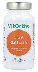 Foto van Vitortho saffraan vitaal capsules