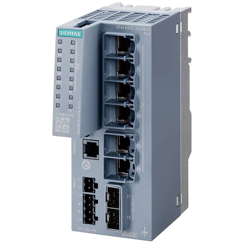 Foto van Siemens 6gk5206-2rs00-5ac2 industrial ethernet switch