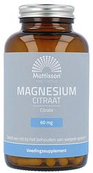 Foto van Mattisson healthstyle magnesium citraat 400mg