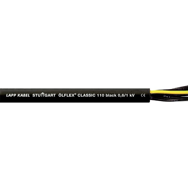 Foto van Lapp ölflex® classic black 110 stuurstroomkabel 4 g 4 mm² zwart 1120360-1 per meter