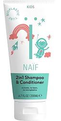 Foto van Naif kids 2-in-1 shampoo & conditioner