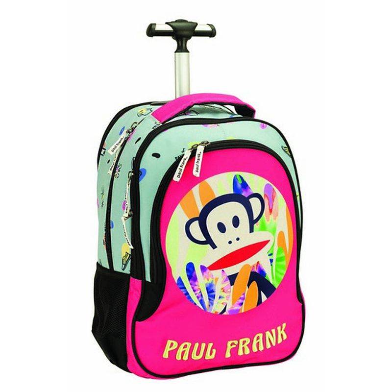 Foto van Paul frank trolley rugzak junior 40 liter 48 x 30 cm polyester roze