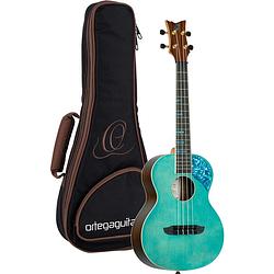 Foto van Ortega ghost series rugh-oct tenor ukelele met gigbag