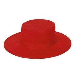 Foto van Spaanse verkleed hoed rood voor volwassenen - verkleedhoofddeksels