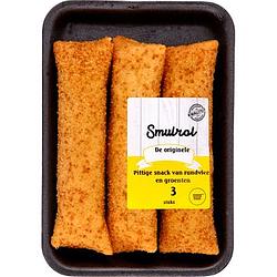 Foto van Ambachtelijke snacks smulrol de originele 3 stuks bij jumbo