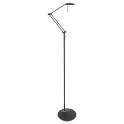 Foto van Moderne vloerlamp - steinhauer - kunststof - modern - led - l: 25cm - voor binnen - woonkamer - eetkamer - zwart