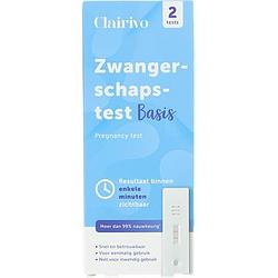 Foto van Clairivo zwangerschapstest basis 2 stuks bij jumbo