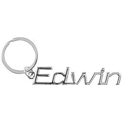Foto van Paper dreams sleutelhanger edwin 11,5 x 7,5 cm aluminium