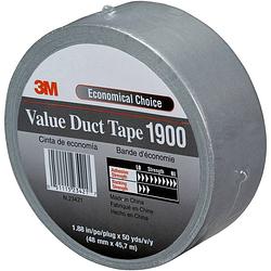 Foto van 3m duct tape 1900, ft 50 mm x 50 m, zwart