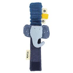 Foto van Trixie polsrammelaar mrs. elephant 19 x 6 cm blauw