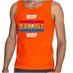 Foto van Oranje fan tanktop / kleding holland hup holland hup ek/ wk voor heren m - feestshirts