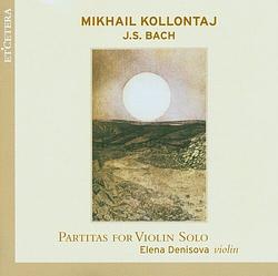 Foto van Partitas for violin solo - cd (8711801100456)