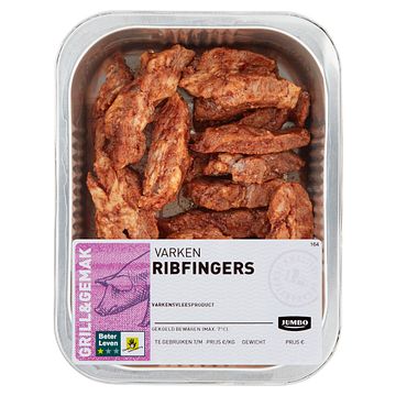 Foto van Diverse soorten | jumbo varkens ribfingers ca. 200g aanbieding bij jumbo