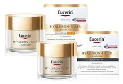 Foto van Eucerin hyaluron-filler huidverzorgingsset - elasticity dagcrème spf30 en nachtcrème -