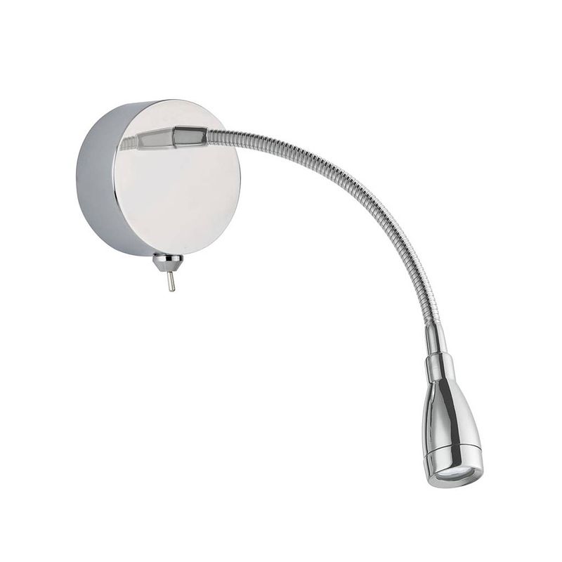 Foto van Landelijke wandlamp - bussandri exclusive - metaal - landelijk - led - l: 7cm - voor binnen - woonkamer - eetkamer -