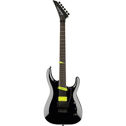 Foto van Jackson concept series soloist sl27 ex gloss black eb limited edition elektrische gitaar met foam core case