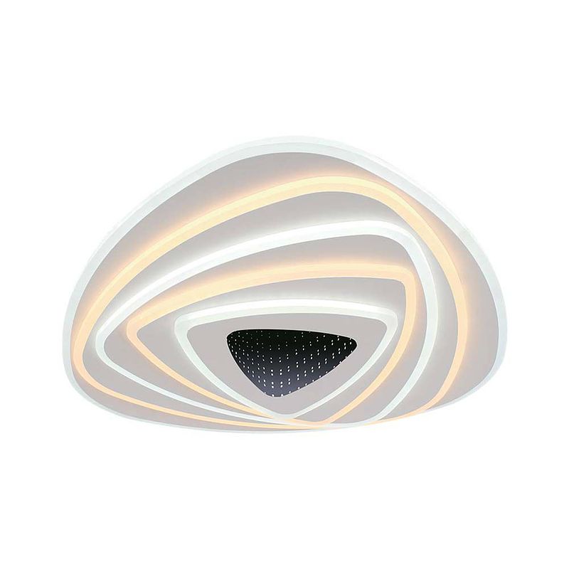 Foto van V-tac vt-7959 designer plafondlamp - ip20 - wit lamphuis - 120 watt - 12800 lumen - 3in1