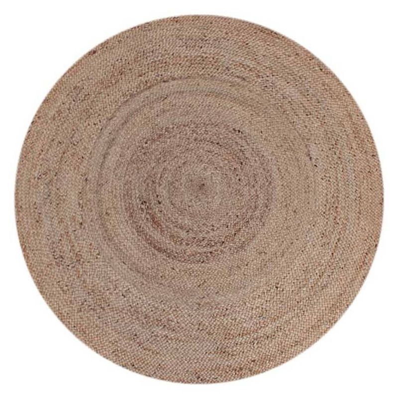 Foto van Label51 vloerkleed rond 150 cm jute naturel