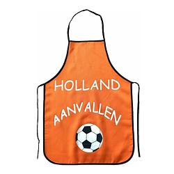 Foto van Schort - oranje - holland - voetballen - 55 x 75 cm