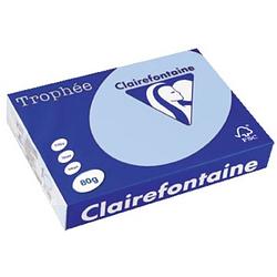 Foto van Clairefontaine trophée pastel a4 helder blauw, 80 g, 500 vel