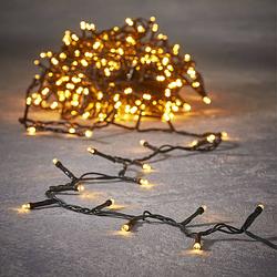 Foto van Luca lighting kerstverlichting- 120 leds- 900 cm -warm wit -met timer - kerstverlichting kerstboom