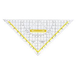Foto van Tekendriehoek aristo 25cm met afneembare greep