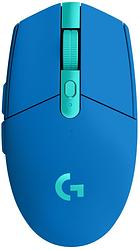 Foto van Logitech g305 lightspeed draadloze gaming muis blauw