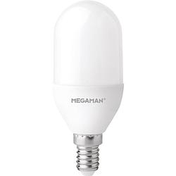 Foto van Megaman mm21136 led-lamp energielabel e (a - g) e14 staaf 8.5 w = 60 w warmwit (ø x l) 40 mm x 106 mm 1 stuk(s)