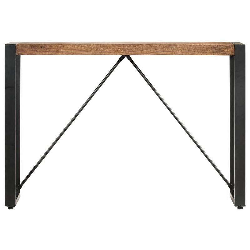 Foto van The living store consoletafel sheeshamhout - 110x35x76cm - industriële stijl