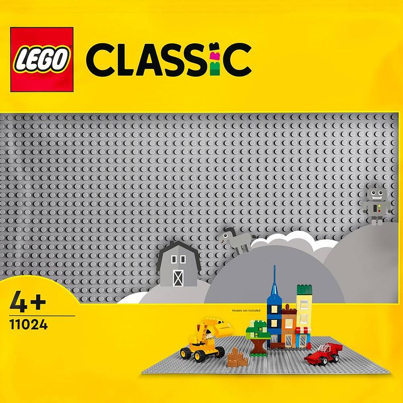 Foto van 11024 lego® classic grijze bouwplaat