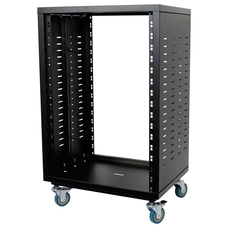 Foto van Innox ina sr16 universeel rack met wielen 16u