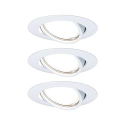 Foto van Paulmann 93426 base inbouwlamp set van 3 stuks led gu10 15 w wit