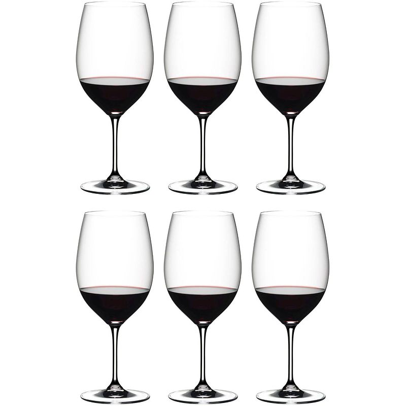 Foto van Riedel rode wijnglazen vinum - cabernet / merlot - 6 stuks