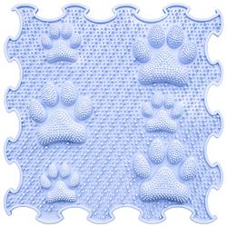 Foto van Ortoto sensory massage puzzle mat lucky paws hemelsblauw